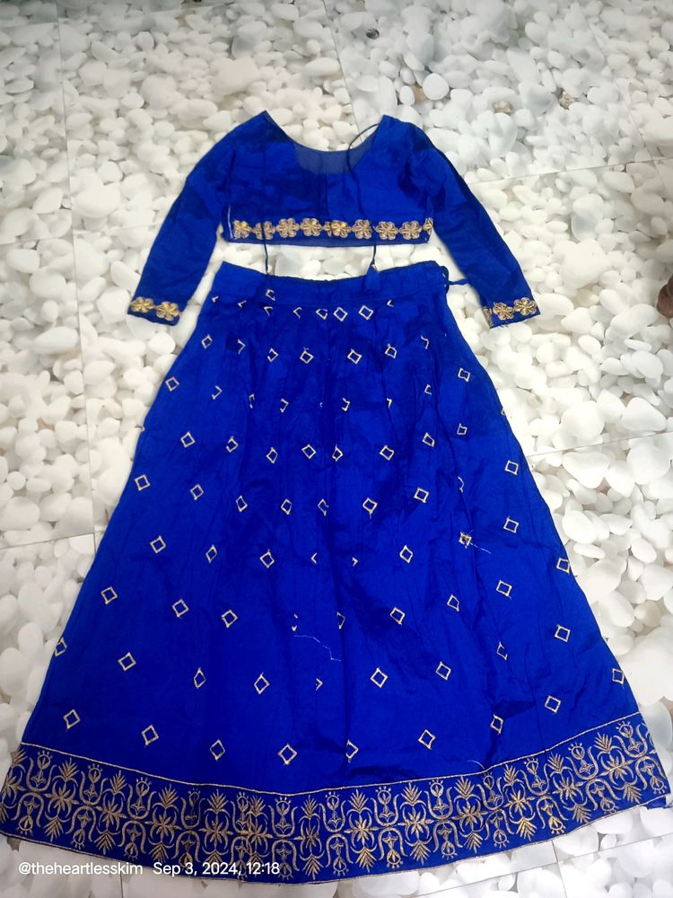 Navy Blue Lehenga Choli