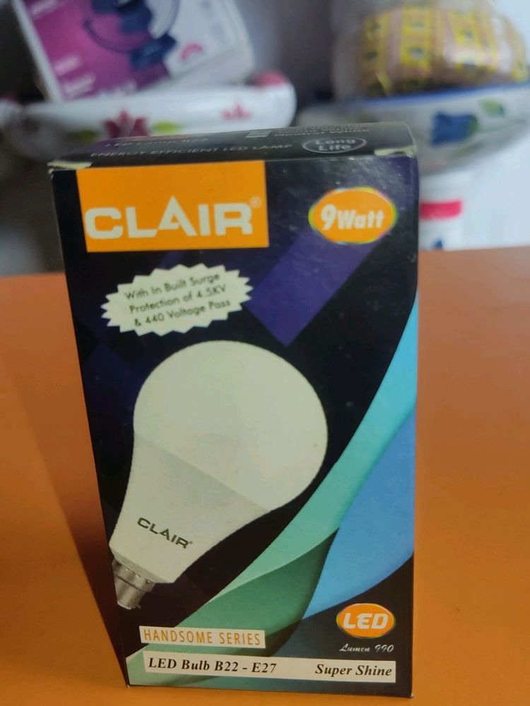 Brand New 9W Clair Bulb With One year Guarantee