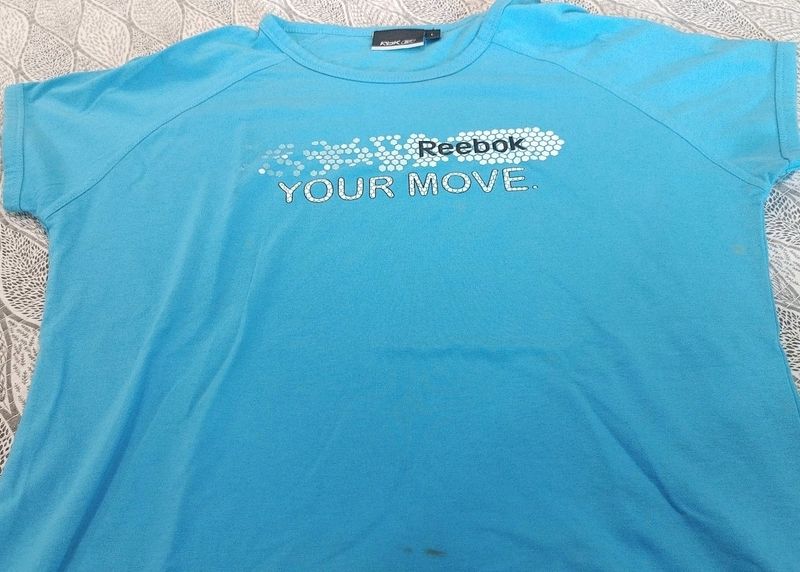 Reebok Blue T Shirt