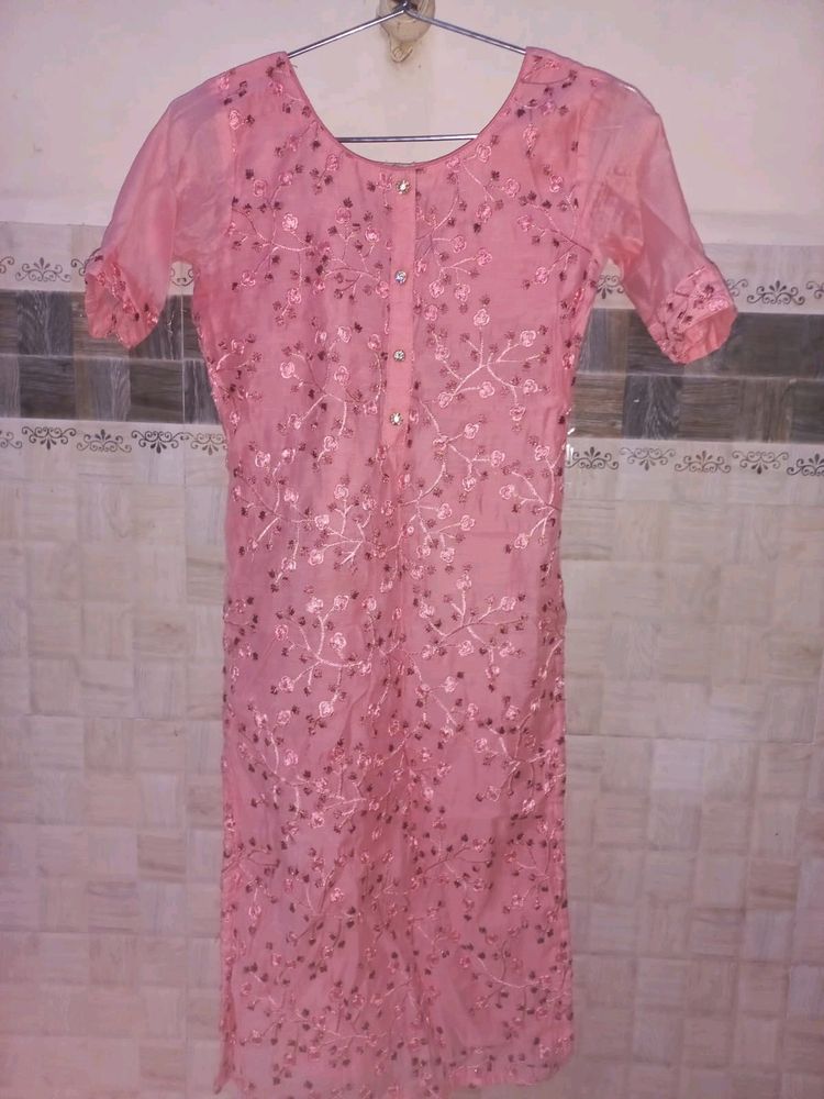 A Pink Beautiful Kurti