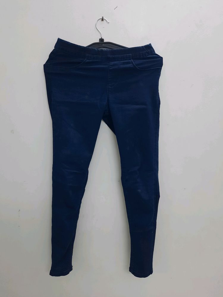 NAVY BLUE DENIM JEANS Legging