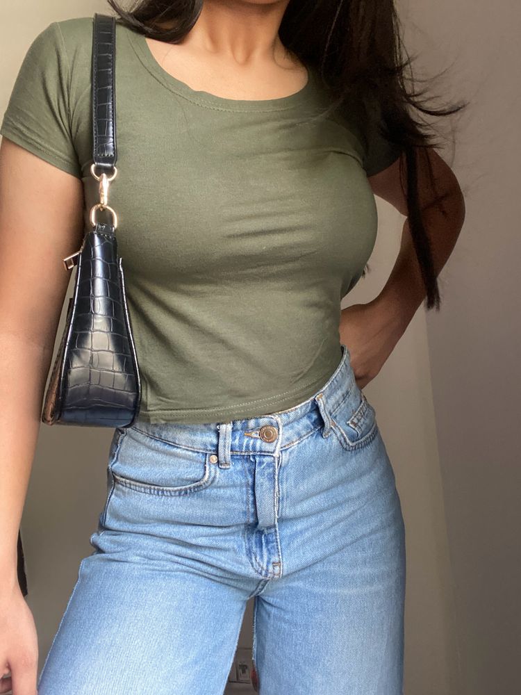Olive Fitted T-Shirt