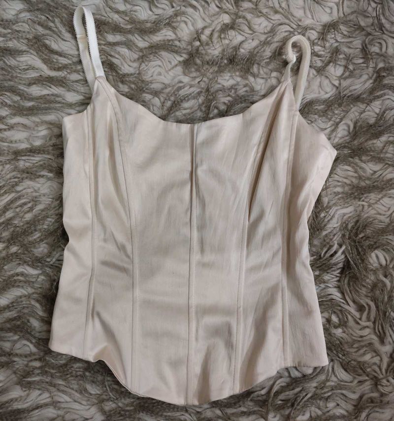 Cream Corset Top