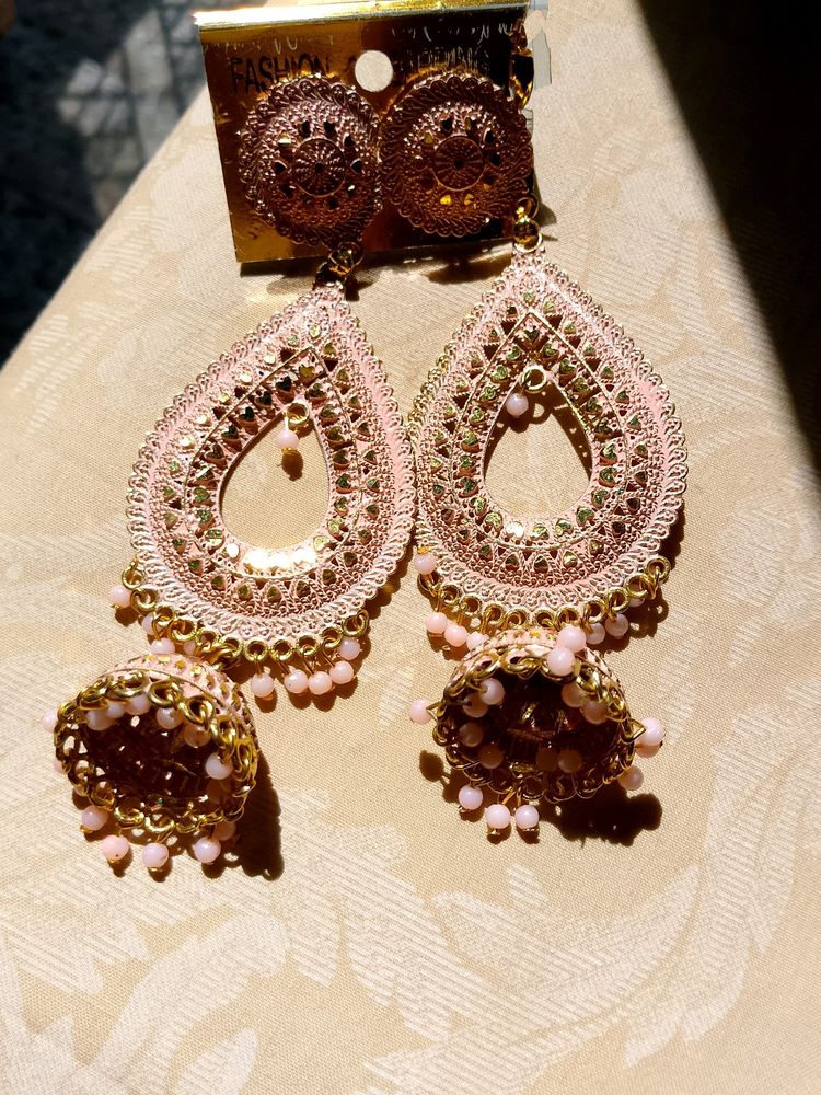 A Pink Statement Earing