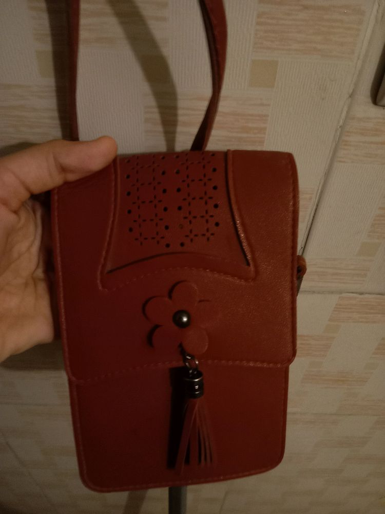 Brown Side Purse