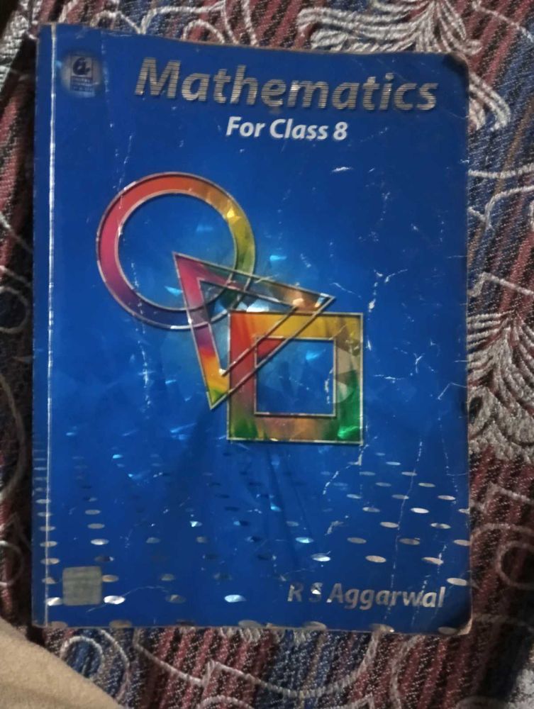 Rs Aggarwal Maths Book Class 8th