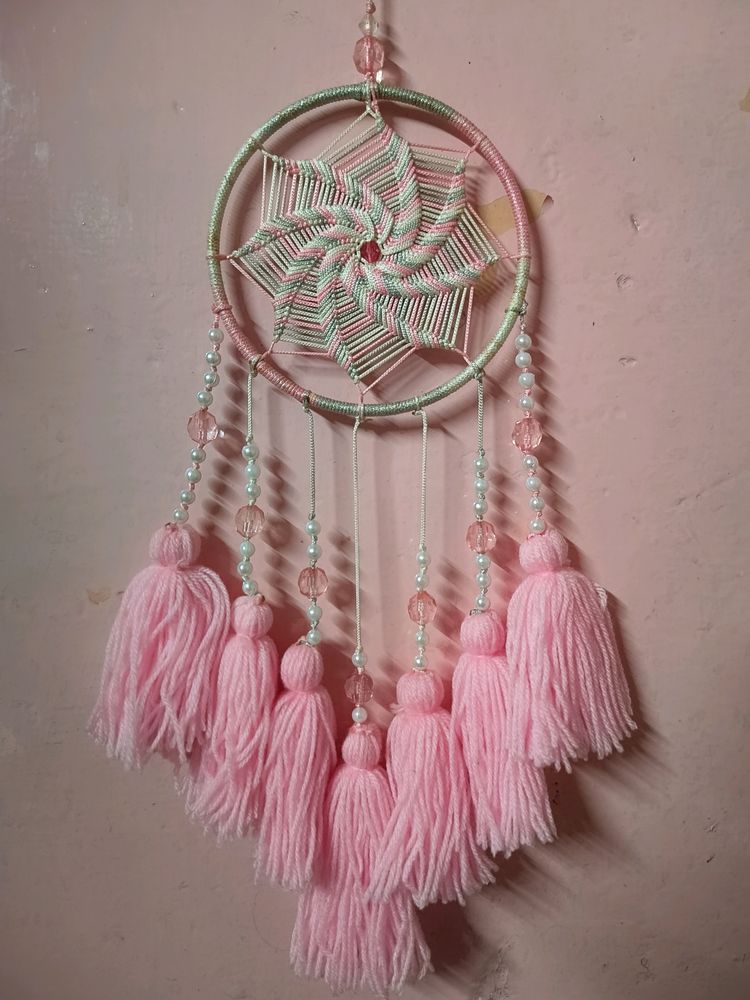 Handmade Spiral Tassels Dreamcatcher