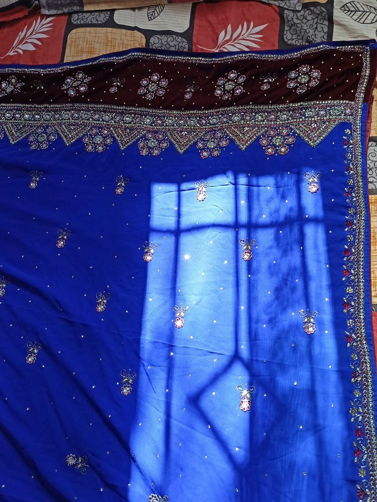 Velvet Saree🤭