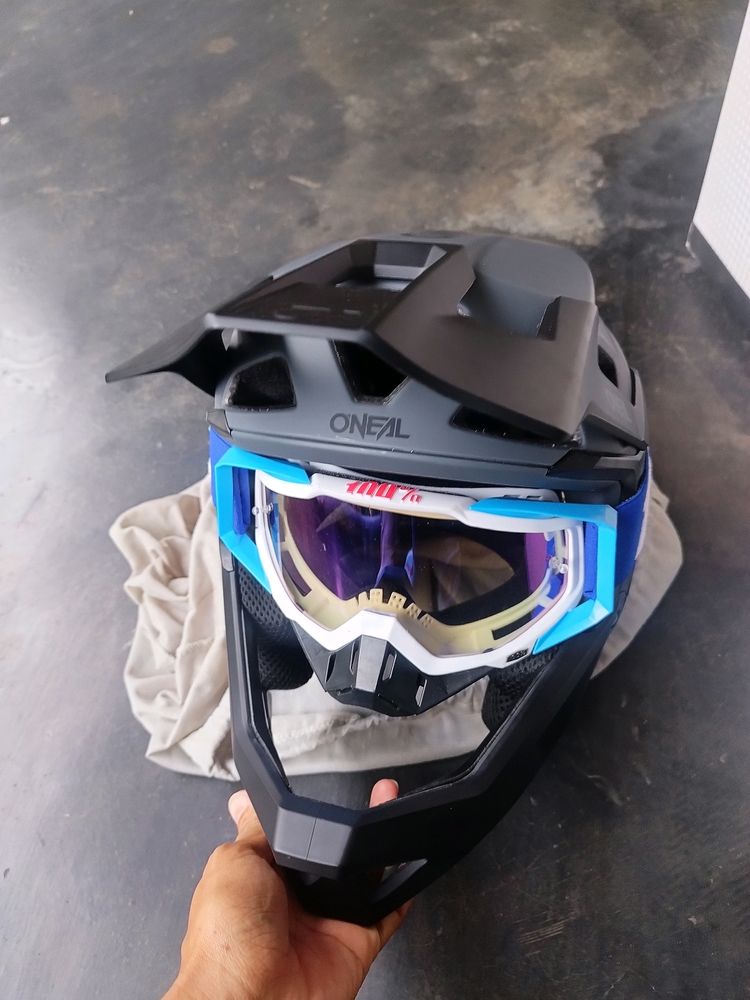 brand new downhill bicycle helmet for enthusiast