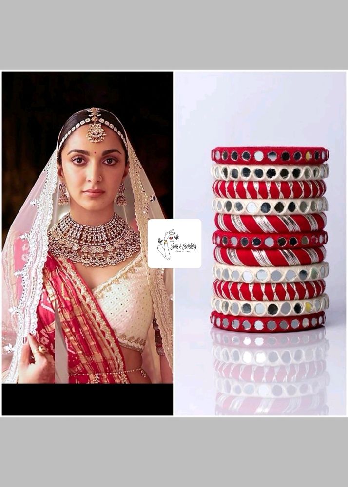 Red N White Bangles ❤️🤍