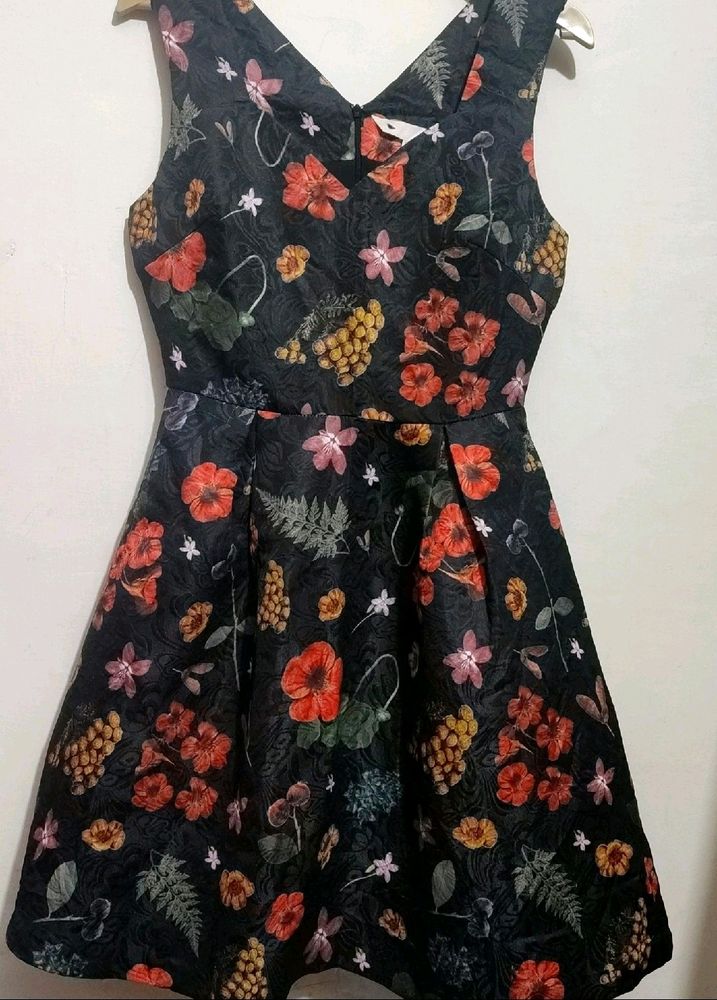 Multi Floral Printed Dress For 32 Bust