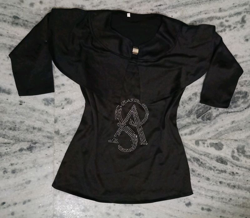 Beautiful Black Stylish Top For Girls