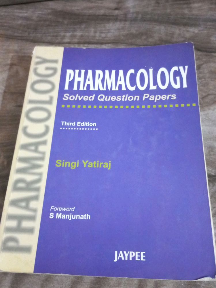 Pharmacology Solved Question Papers