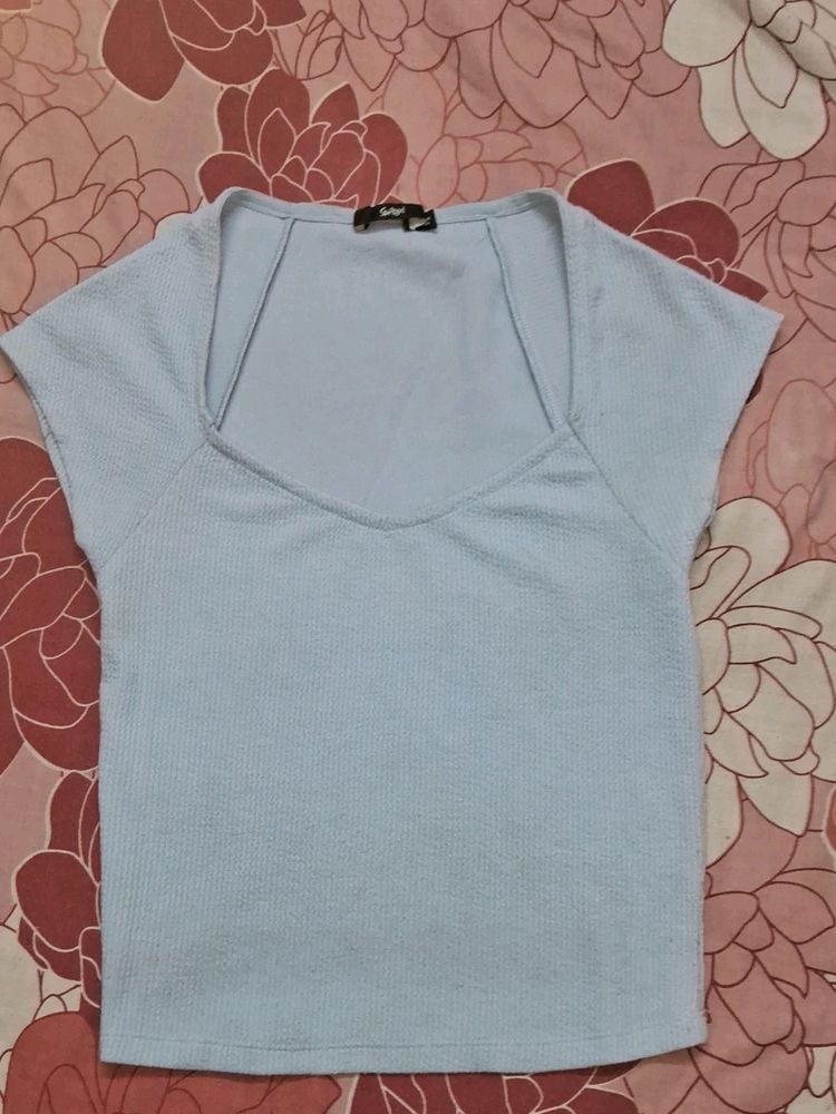 Powder Blue Top