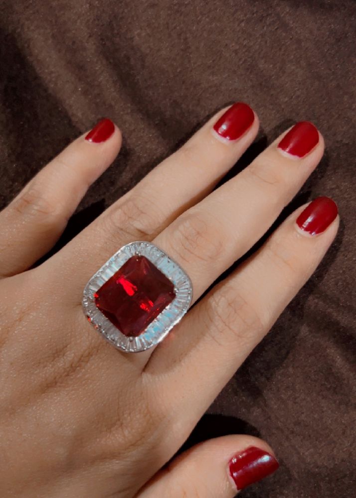 Ruby Cocktail Ring