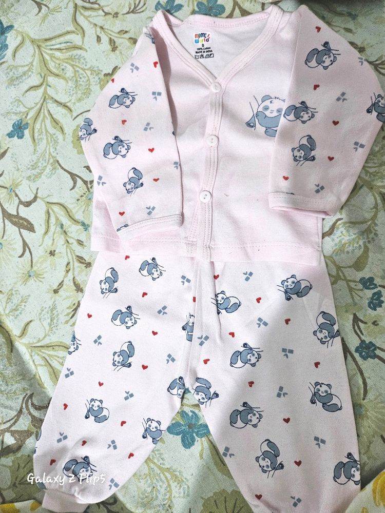 baby girl top and pajama set