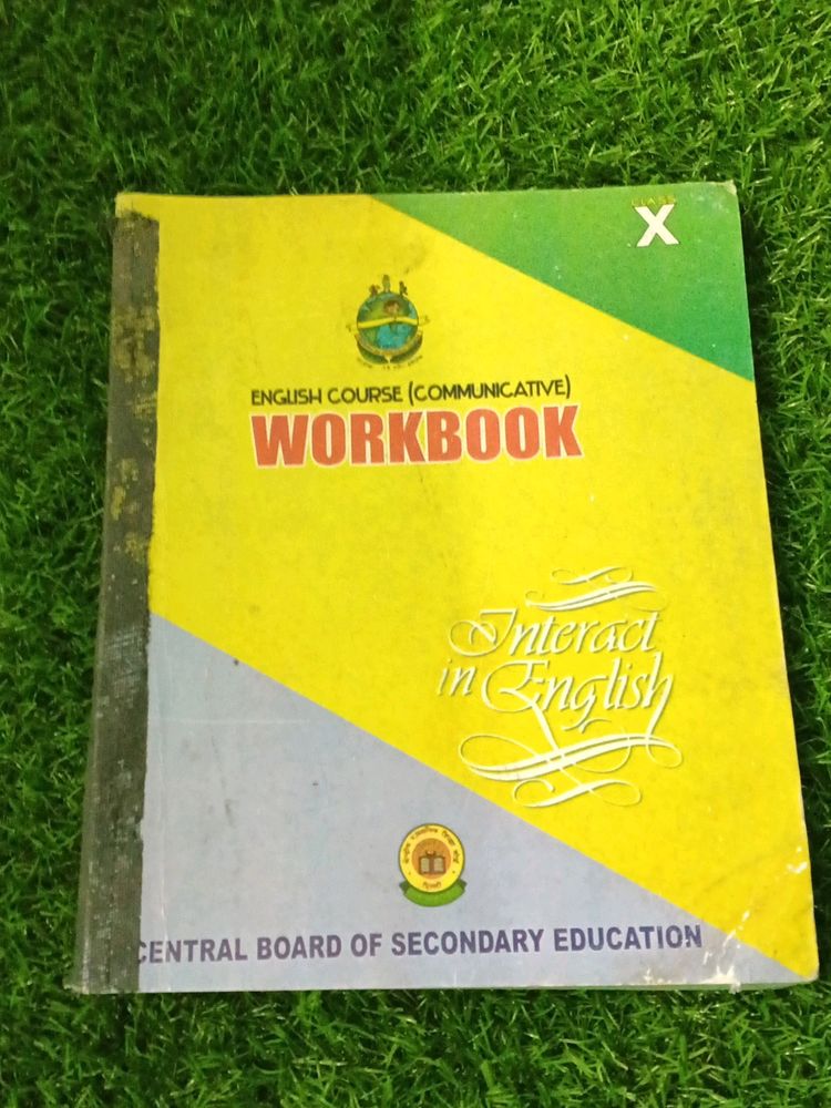 English WorkBook + Main Course Class 10th CBSE