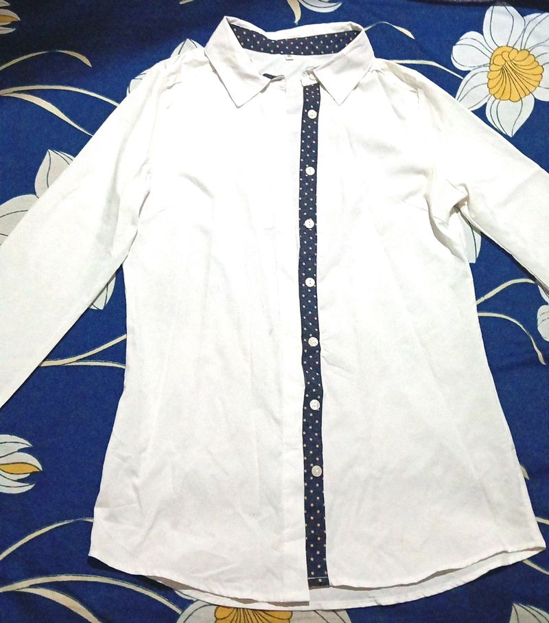 White Silk Shirt