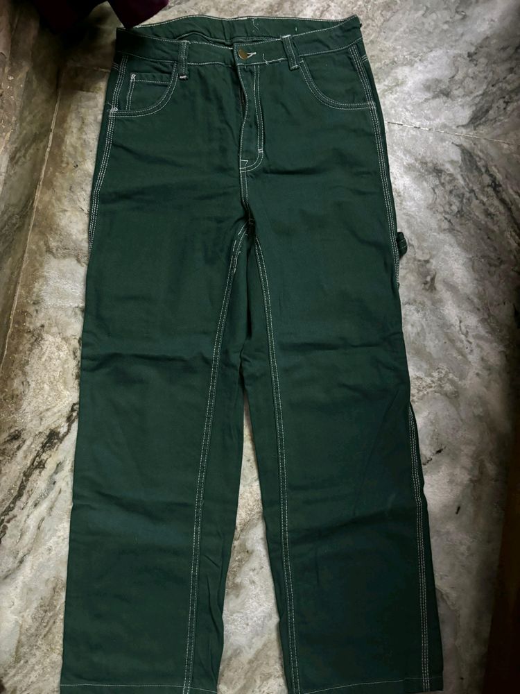 Bershka Green Cargo