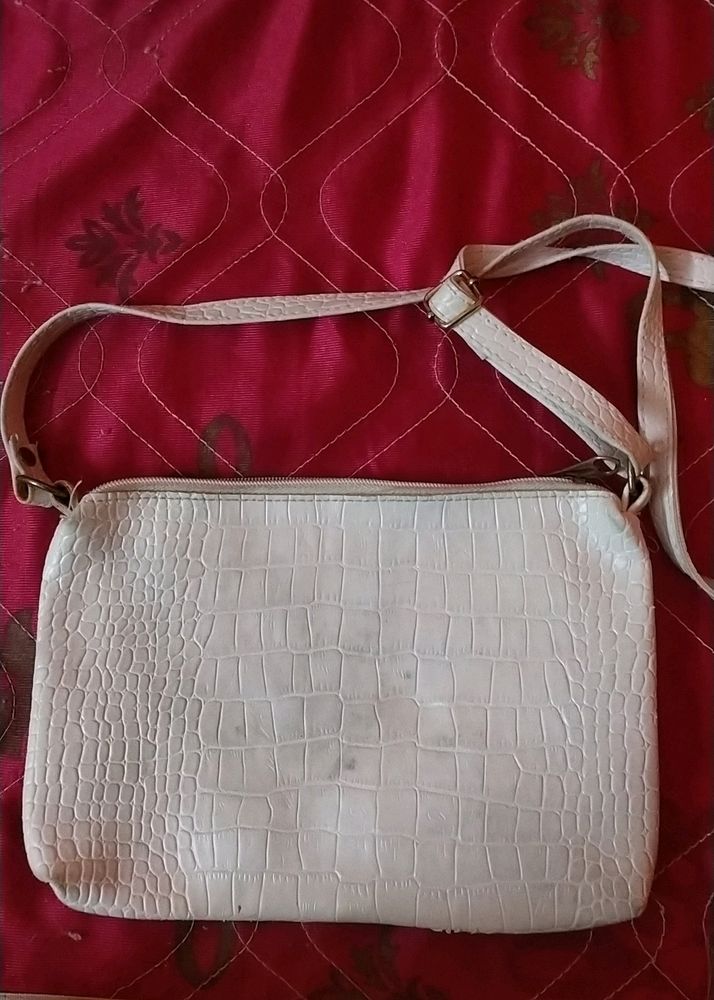 White Sling Bag For Women