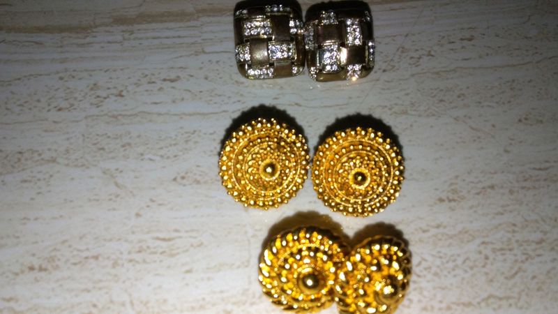 (3 Pairs) Earings For Women's