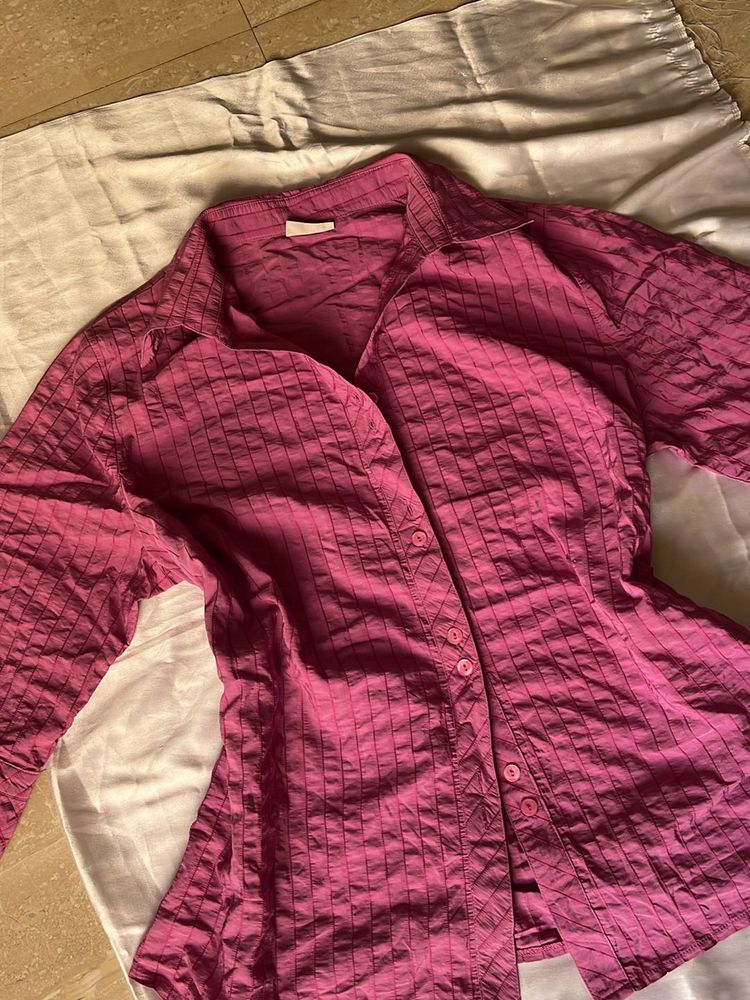 Pink textured New Shirt💕