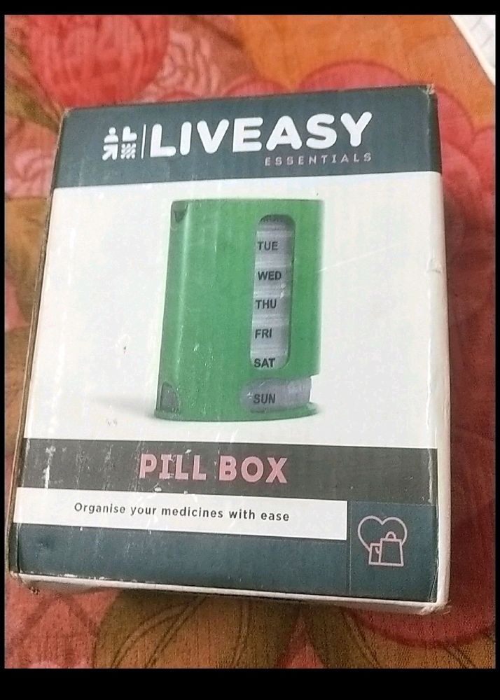 Liveasy Pill Box Brand New Real Mrp Rs400