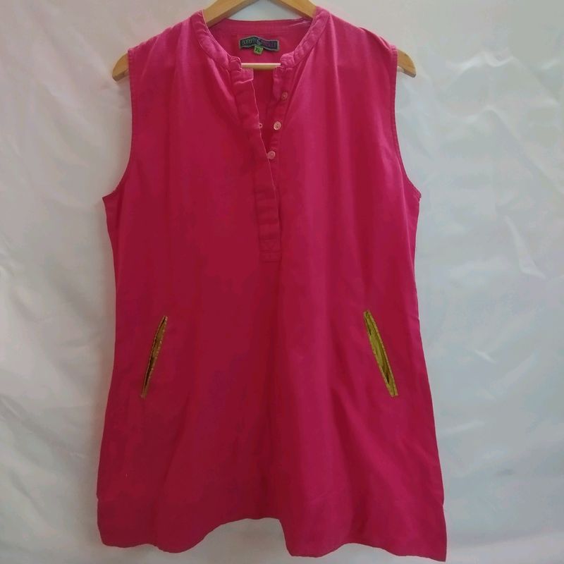 Magenta Pink Kurta Top/Dress (Women)