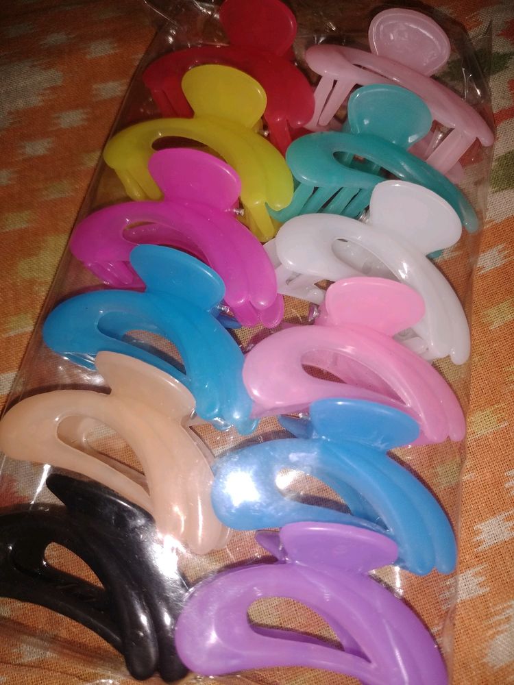 Small Hair Clips(Pack Of 12 Piss/Full Pkt)💯