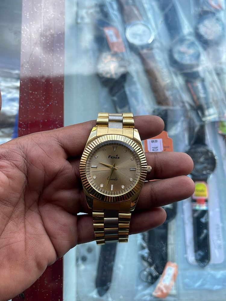 Gold Colour Watch