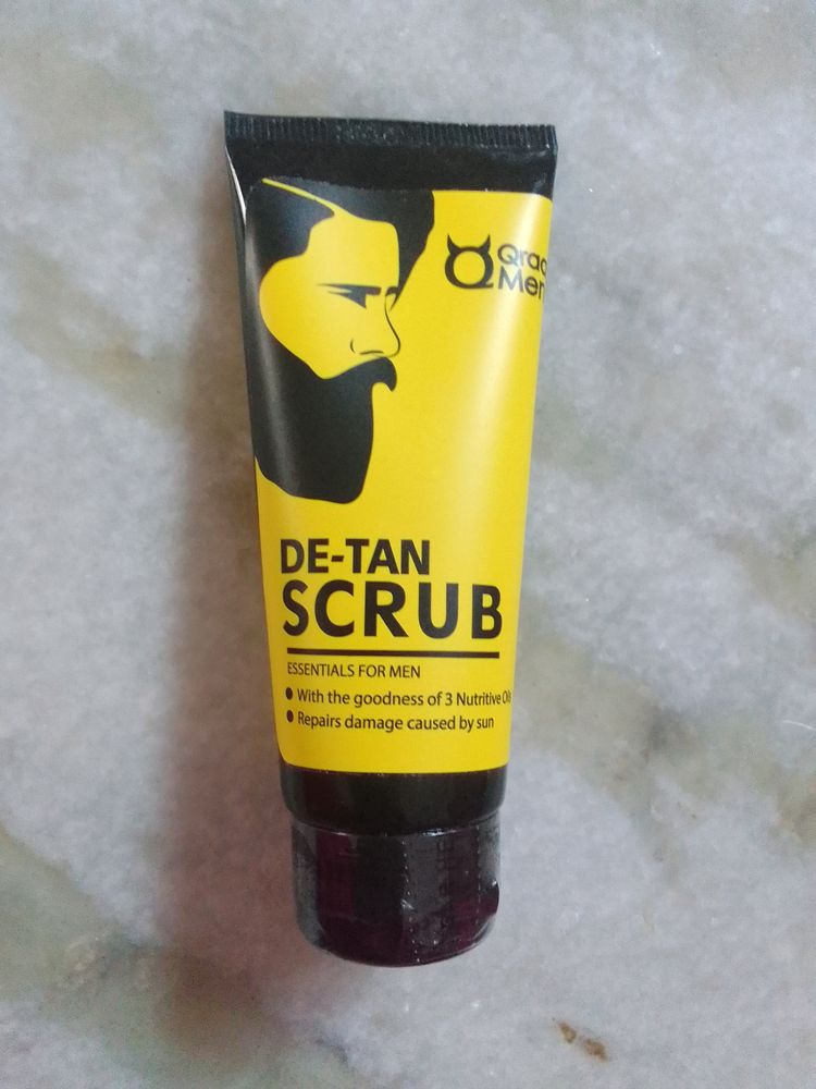 De Tan Face Scrub For Men