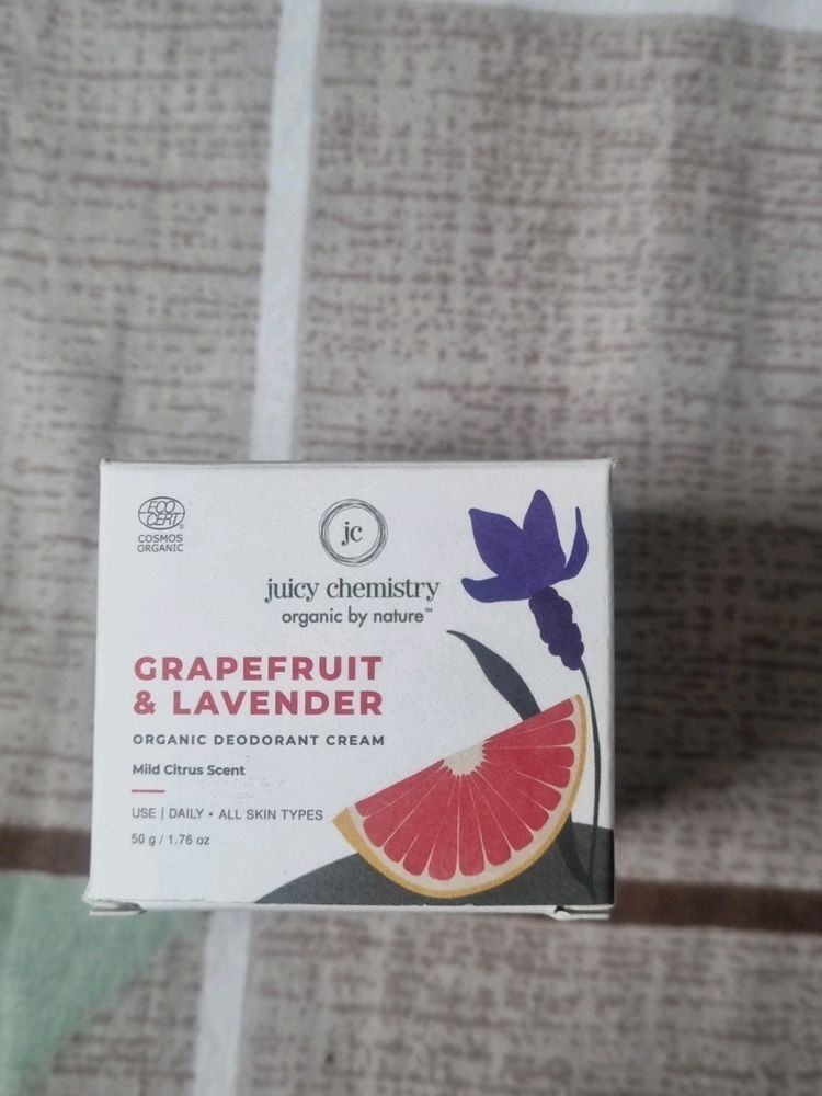 Juicy Chemistry Grapefruit And Lavendar Deodorant