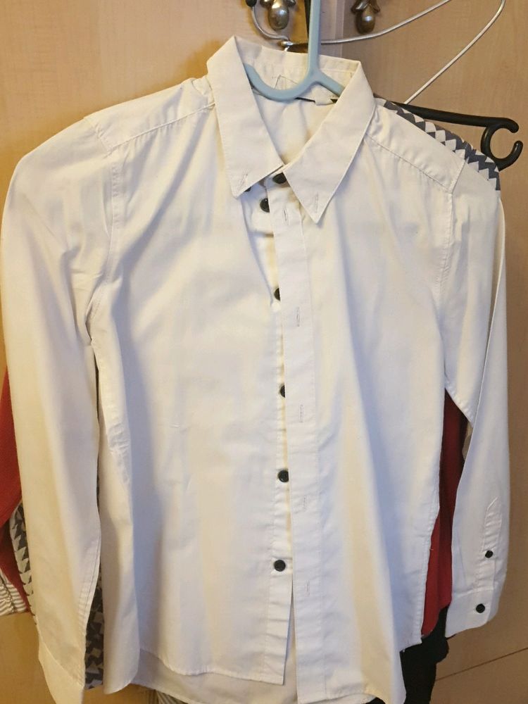 Boys White Shirt