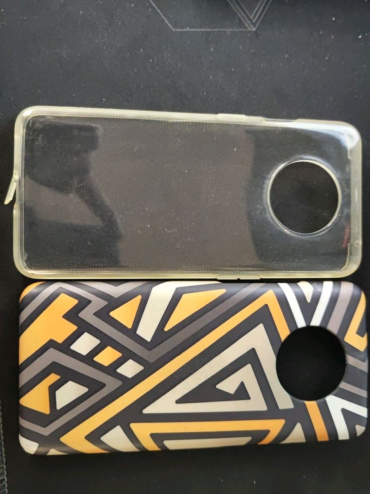 Oneplus 7T Back cover And transparent Case Combo