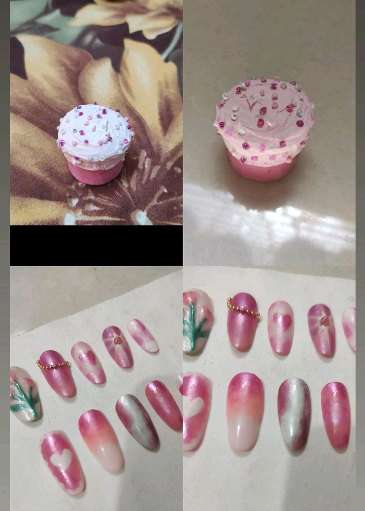 Cupcake And Nails Combo