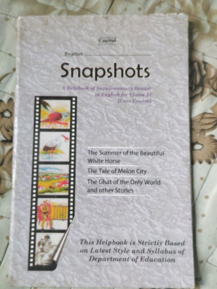 Snapshots Class 11 English Textbook