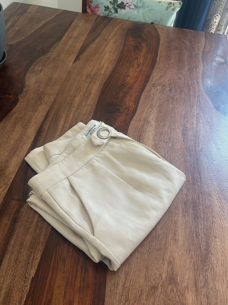 Cream Color Formal Pants