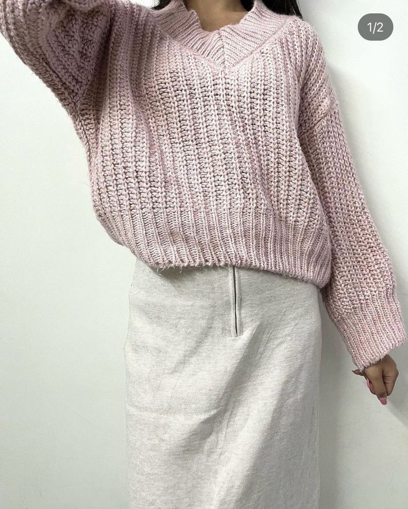 Pink Baggy Sweater