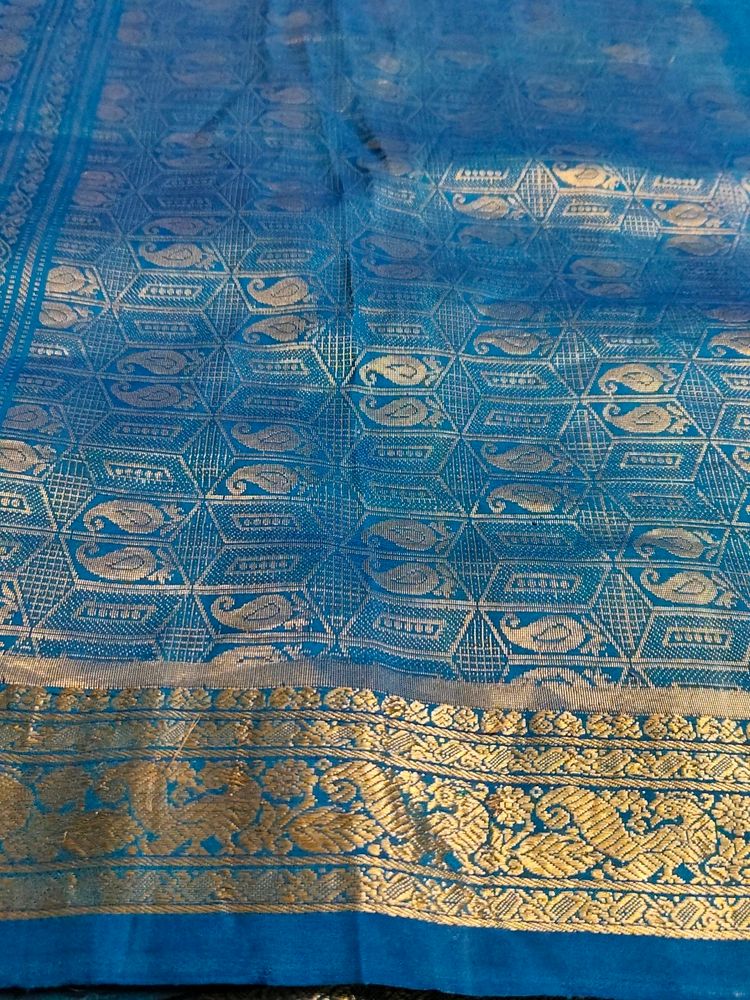 Pure Kanchi Pattu Saree 💙