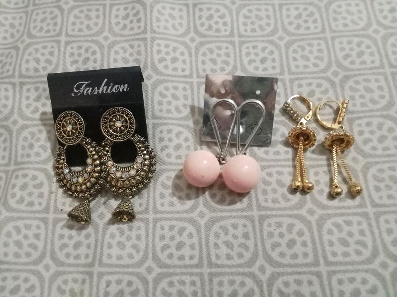 Three Beautiful And Different Type Of Earring