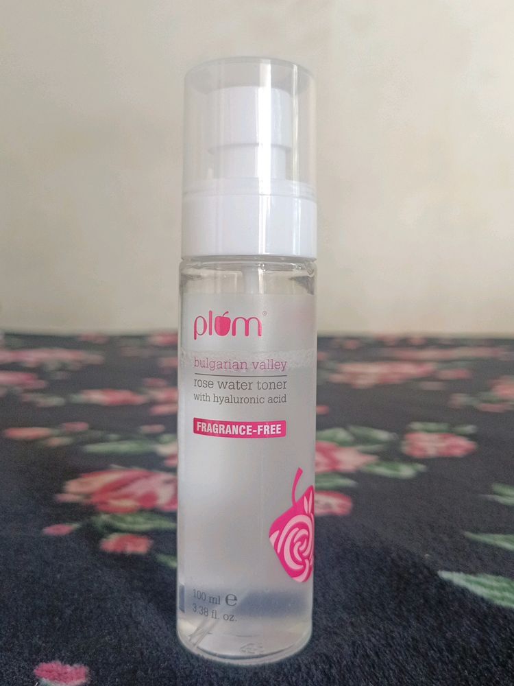 Plum Rose Water With Hyluronic Acid Toner