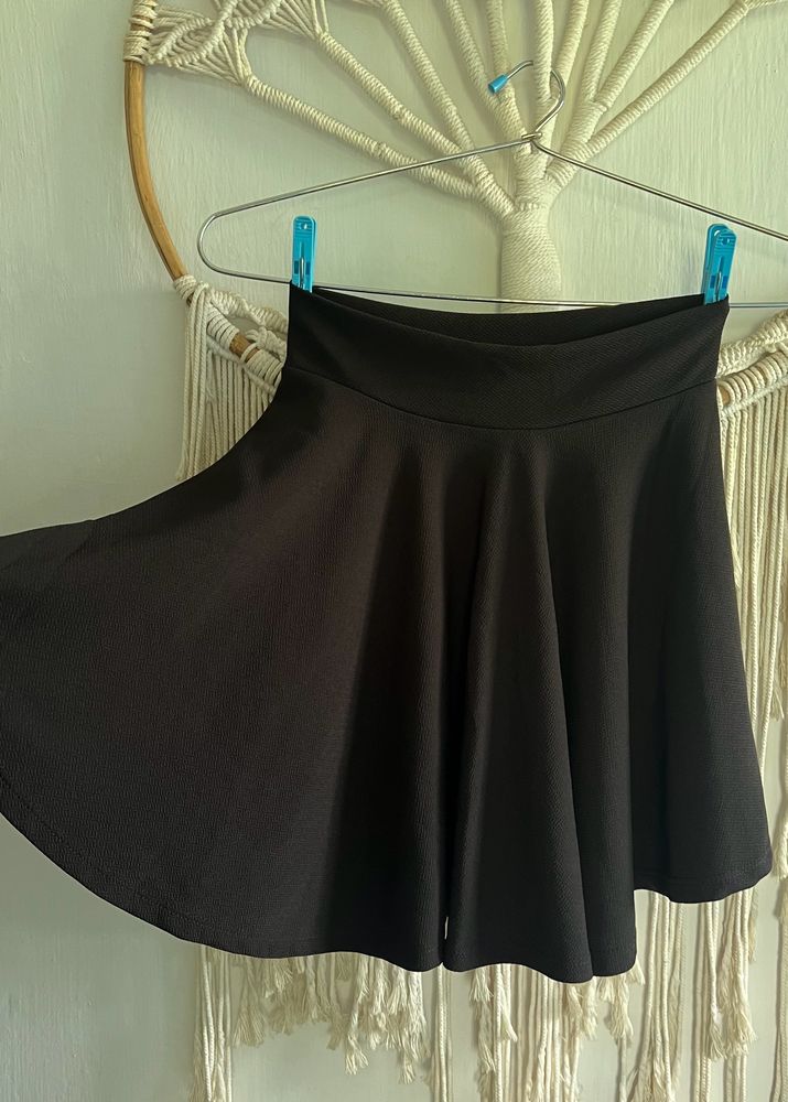 Black Flare Skirt