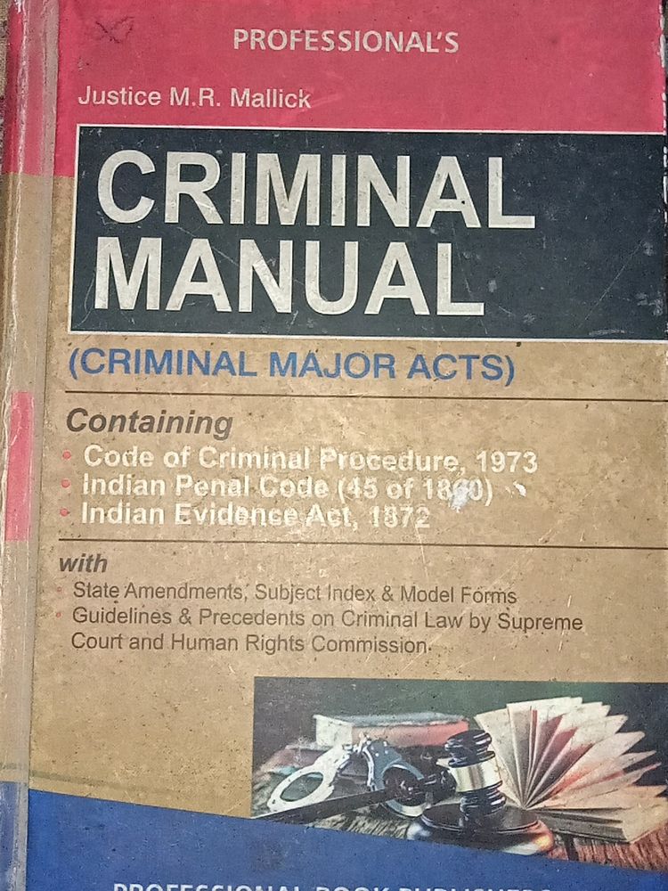 Criminal Manual Book By Justice M.R.Mallick