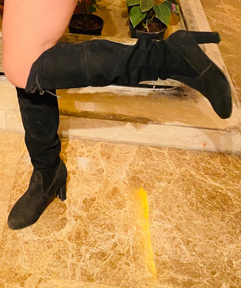 Black High Heel Boots