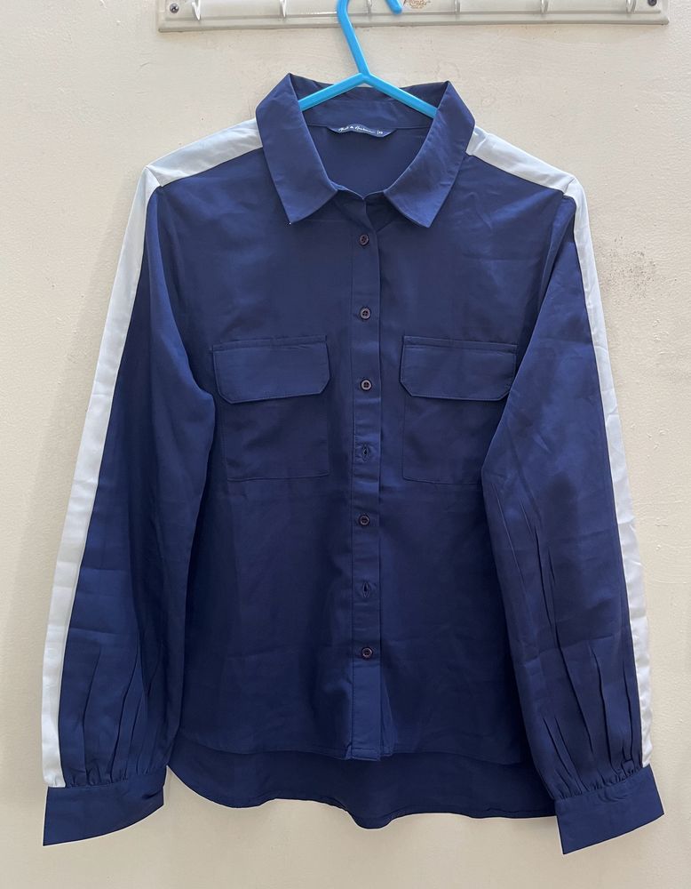 Mast & Harbour Blue Shirt