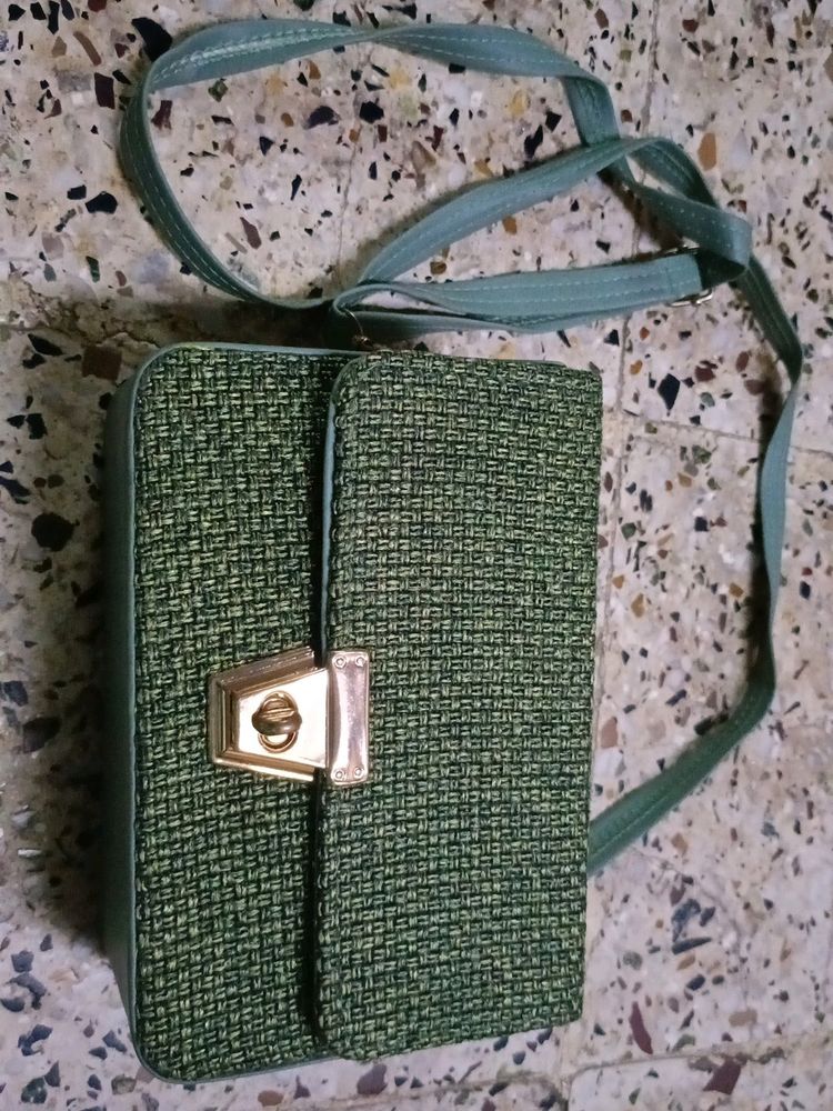 Green Grass Seling Box Bag