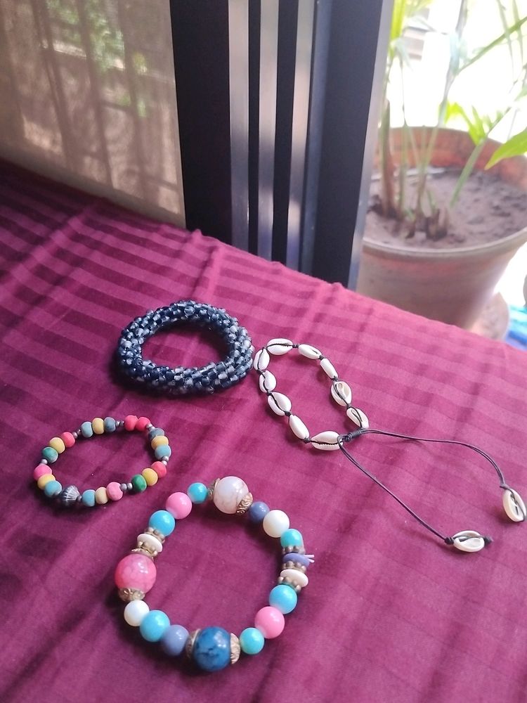 4 Bead Bracelet Combo