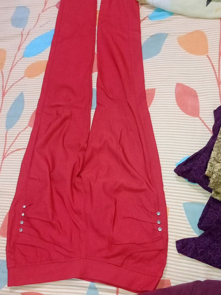 Red Jagging Pant