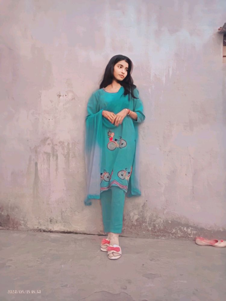 Kurta Set..with Duppata🎀💙💙🎀