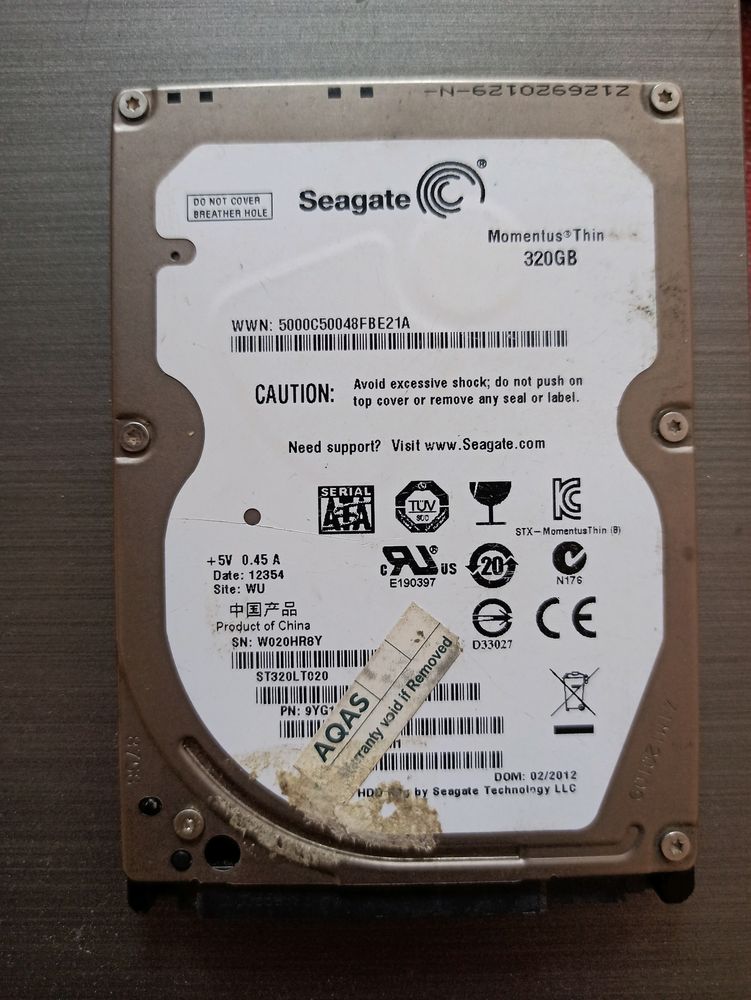 Laptop Hard Disk